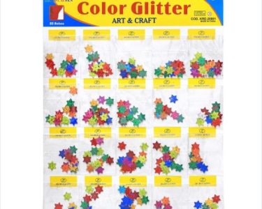 Art Craft color glitter20cards